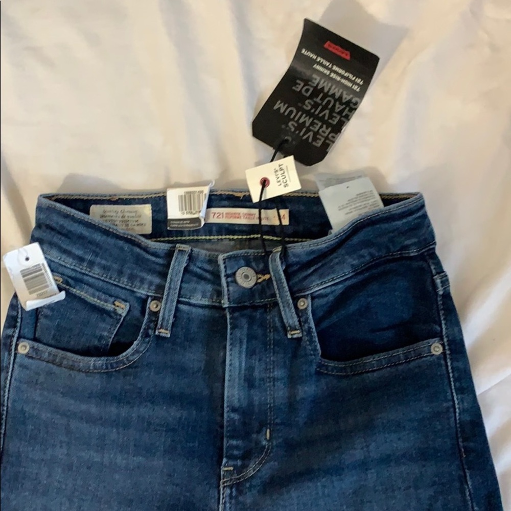 LEVIS 721 high-rise skinny jeans